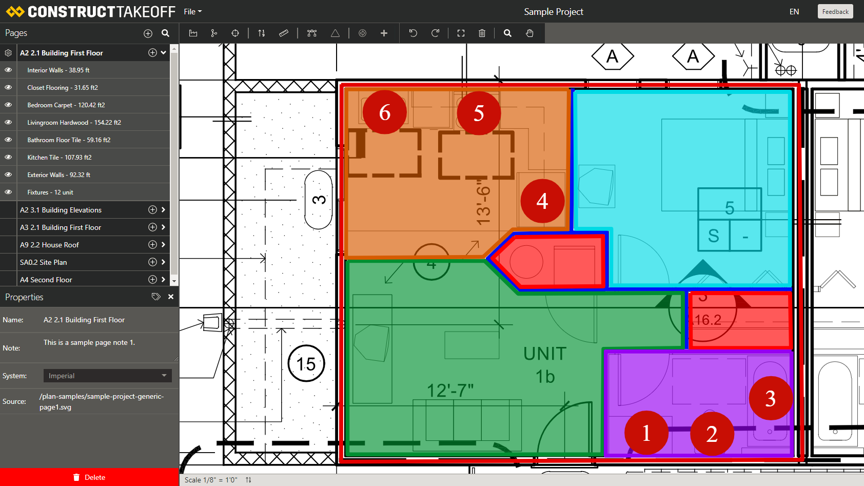 logiciel de relevé des quantités, takeoff software. Constructtakeoff, Construction Takeoff Software