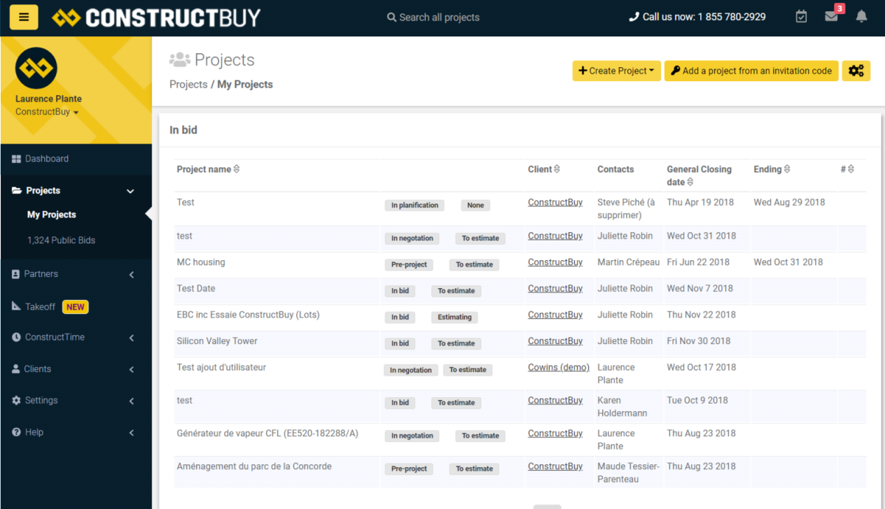 ConstructBuy facilitates your projects realization by simplifying collaboration to increase stakeholders efficiency.