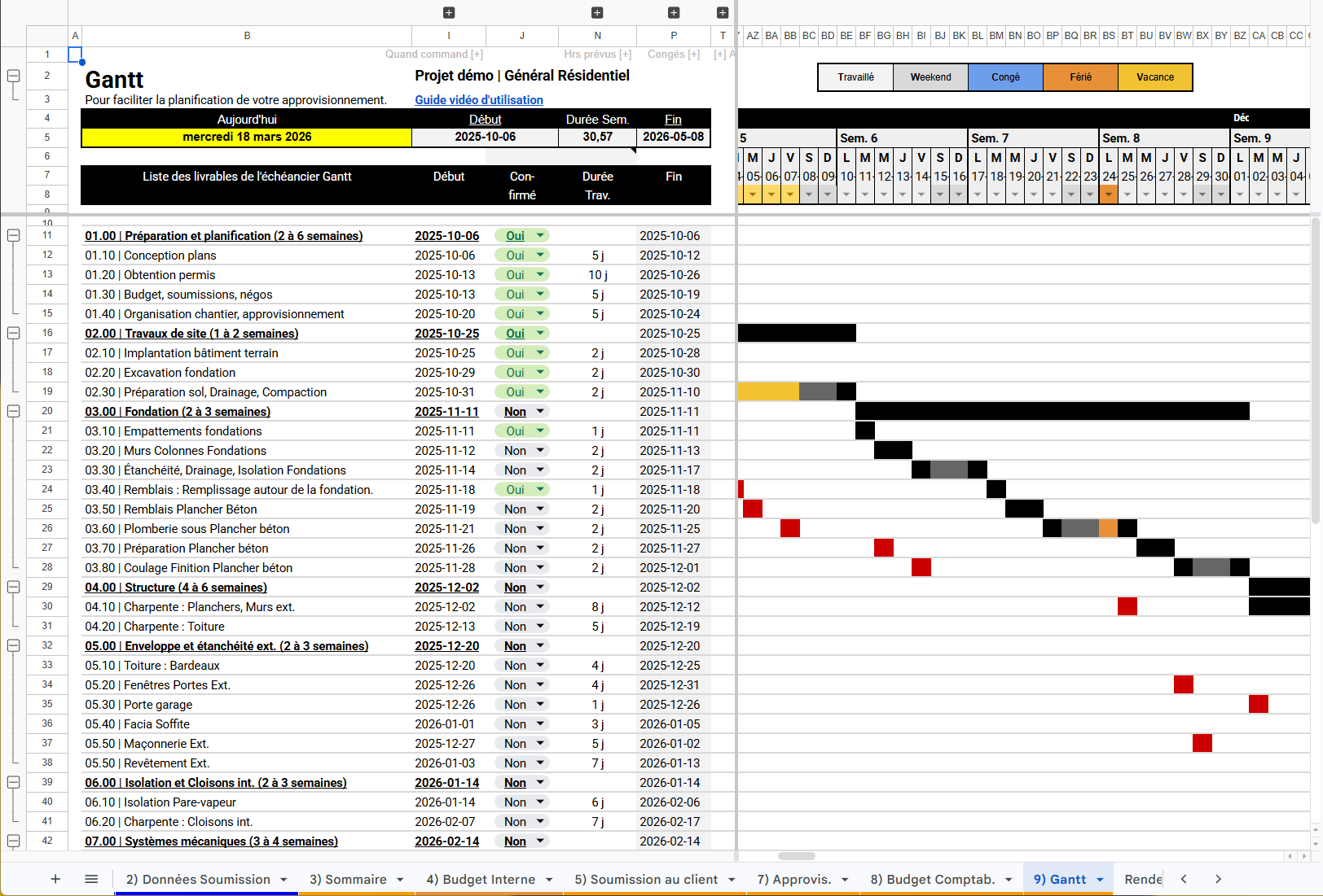 Exportez vos rapports d'estimation vers Excel